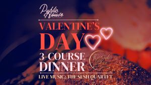 Public House Events: 3-Course Valentines Day Dinner