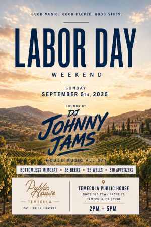 Public House Events: Labor Day Weekend Day Party