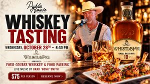 Events: WhistlePig Whiskey Tasting & Four-Course Food Pairing